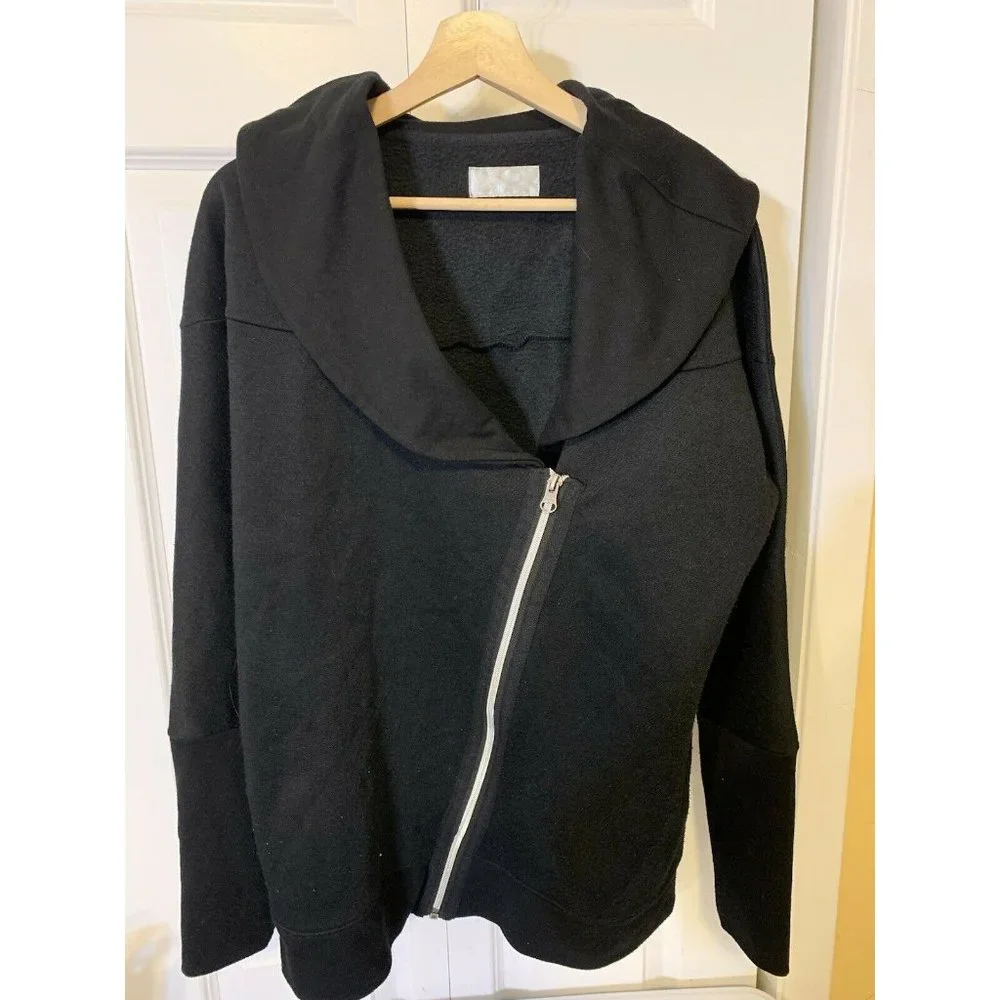 Aspire Lightweight Side Zip Jacket Black Women‎ Sz L